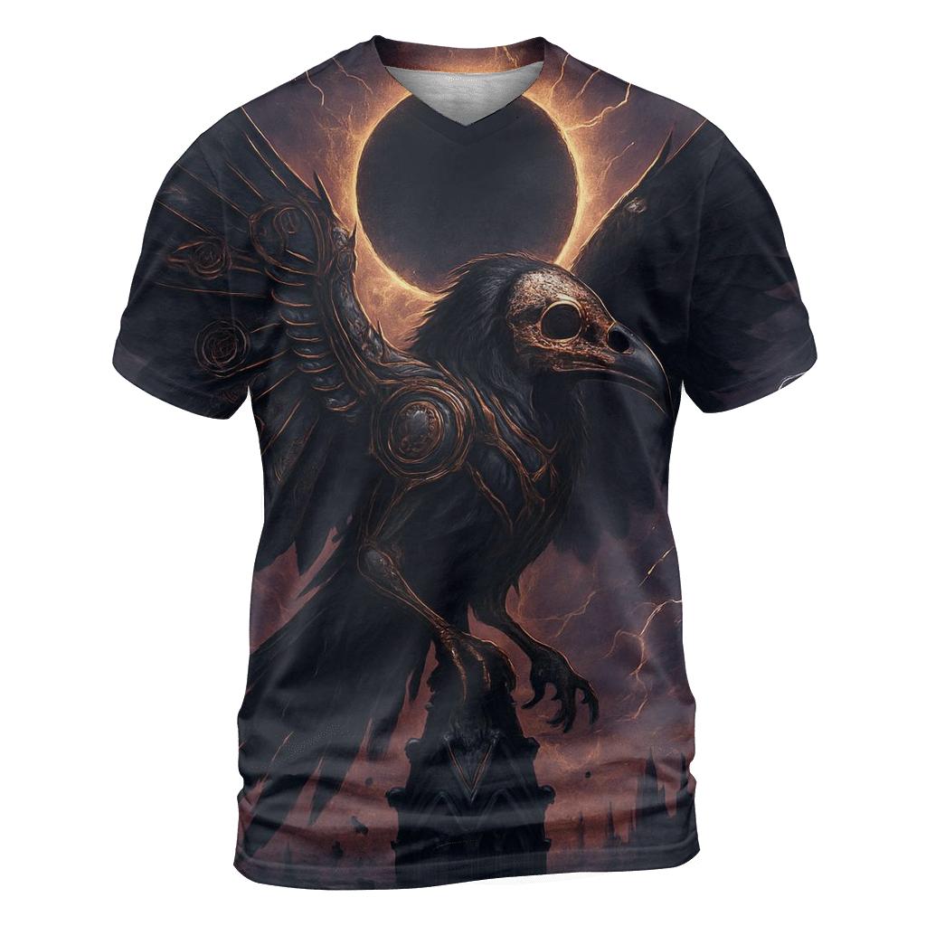 Raven Of The Copper Eclipse trendy printed shirt styles