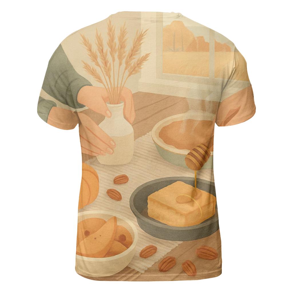 Farmhouse Morning Gratitude Spread custom all-over print shirts