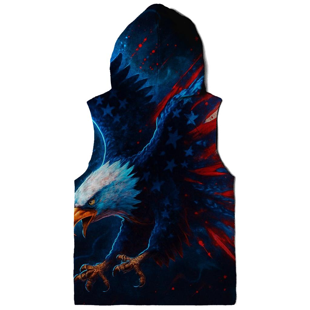 Neon Harbor Eagle Burst hoodie styles
