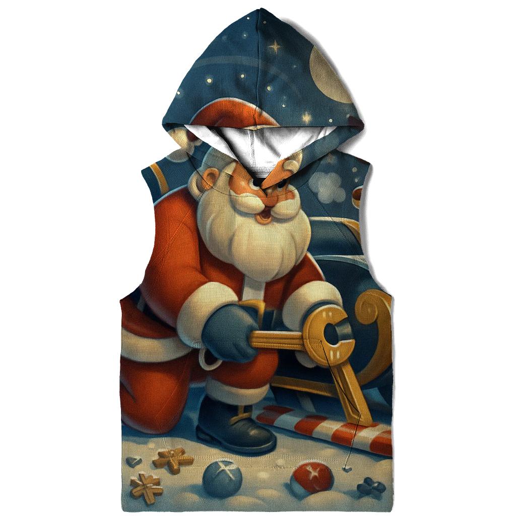 Midnight Sleigh Repair Pit Stop hoodies fashion