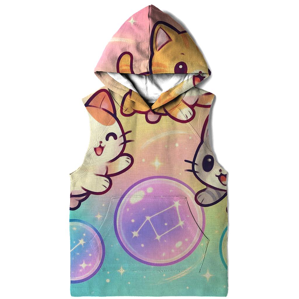 Starlight Bubble Orbit Kittens heavyweight hoodies