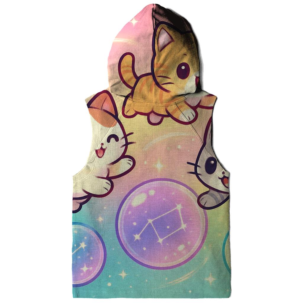 Starlight Bubble Orbit Kittens heavyweight hoodies