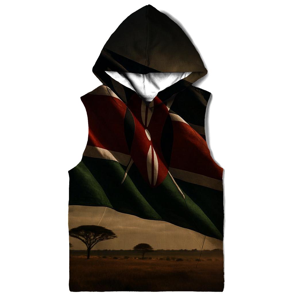 Savanna Storm Crest Of Kenya lightweight hoodies