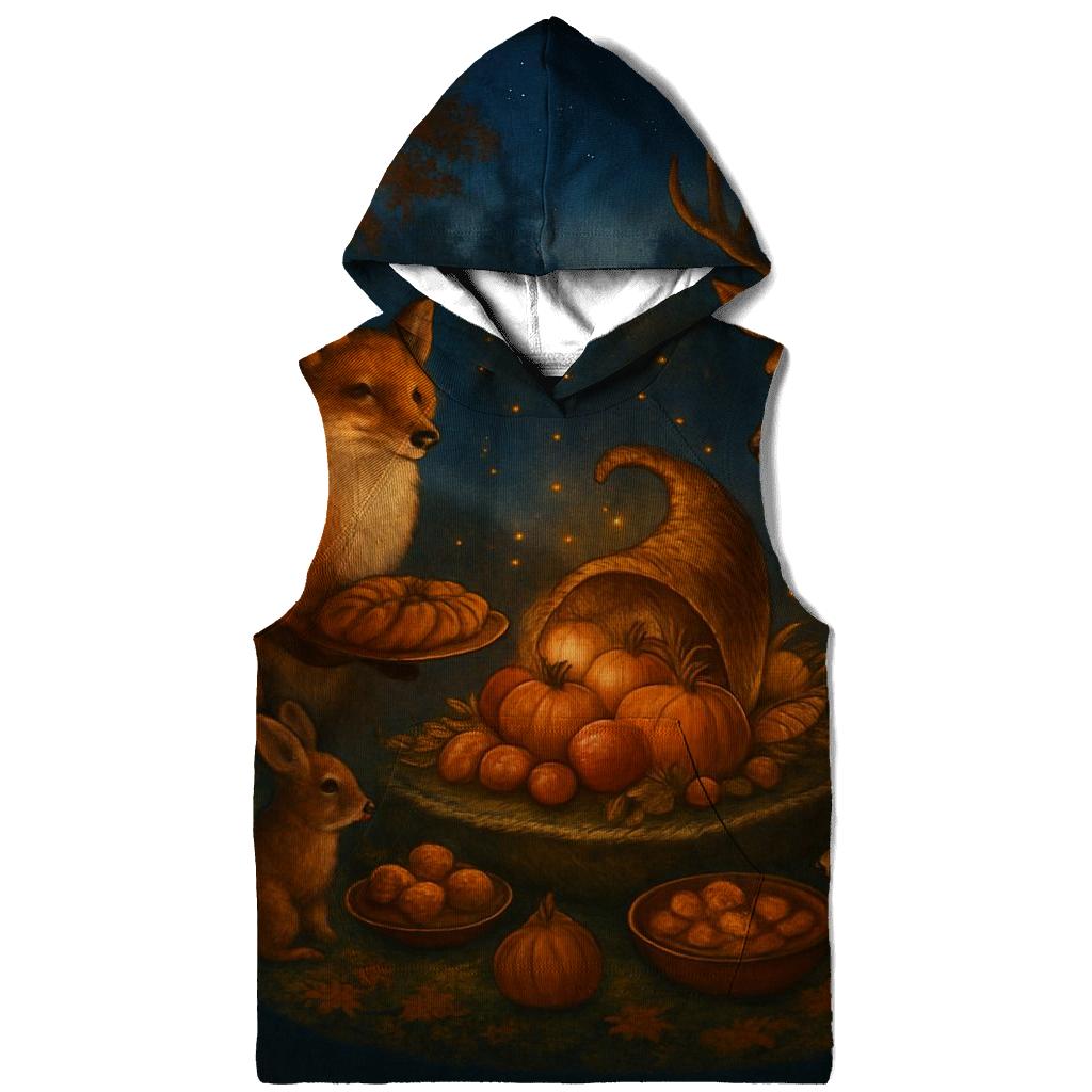 Starlit Cornucopia Woodland Banquet custom hoodies