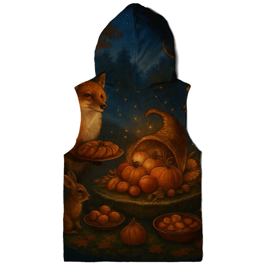 Starlit Cornucopia Woodland Banquet custom hoodies