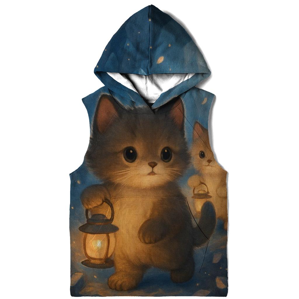 Crystal Cave Lantern Cat Parade designer hoodies
