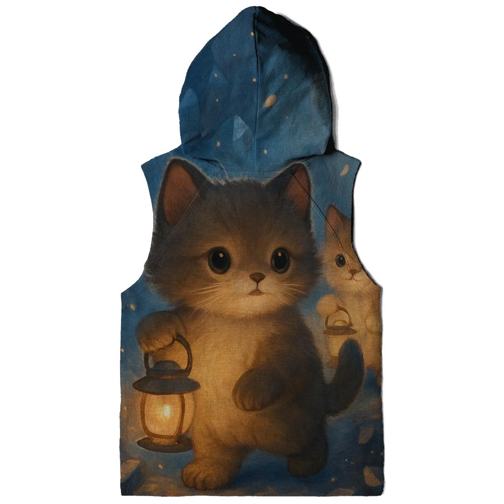 Crystal Cave Lantern Cat Parade designer hoodies