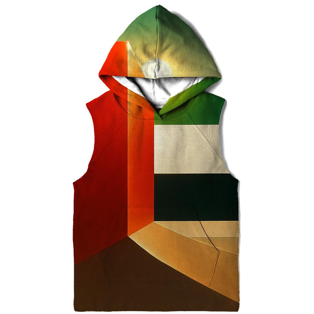 Golden Desert Geometry Of United Arab Emirates lightweight hoodies