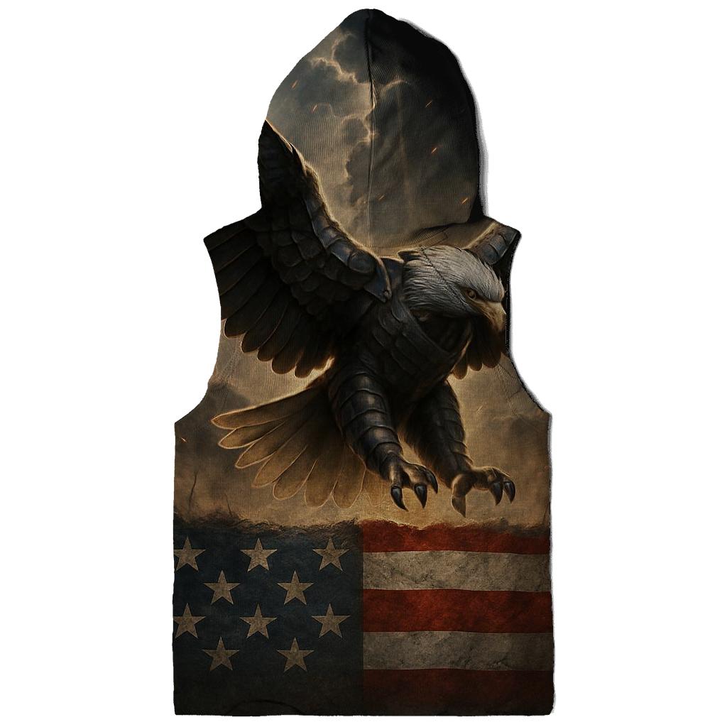 Eagle Of Steel Over The Flag Forged Horizon custom hoodies