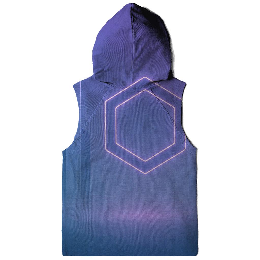 Indigo Mist Geometry Sanctuary graphic hoodies