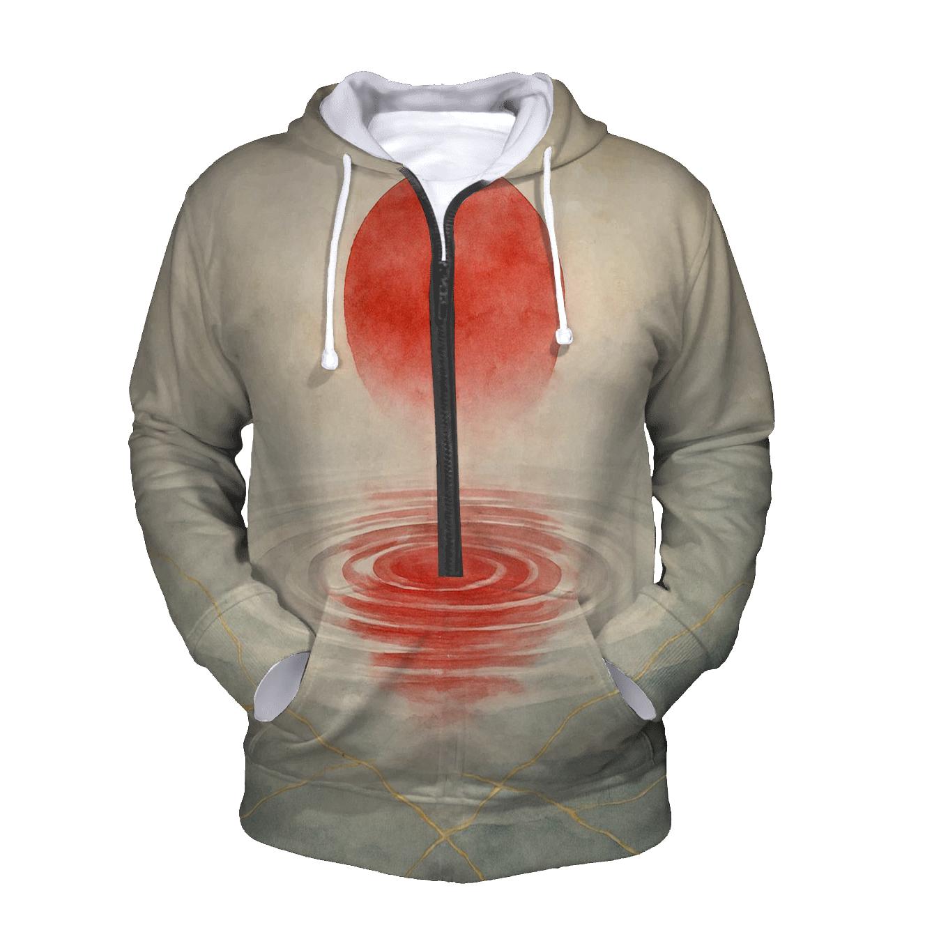 Kintsugi Wave Banner Of Japan hoodie designs