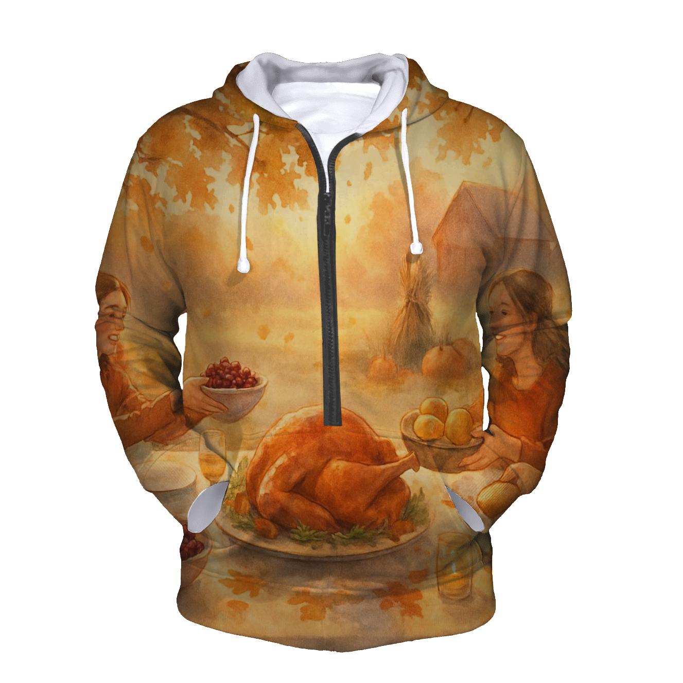 Autumn Feast Under A Sunbeam Canopy heavyweight hoodies