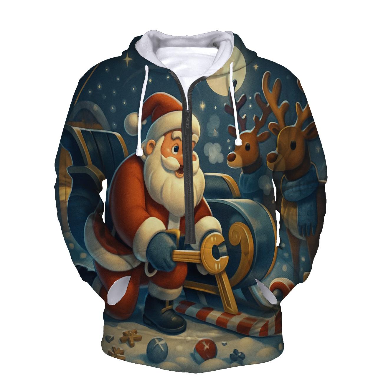 Midnight Sleigh Repair Pit Stop hoodie designs