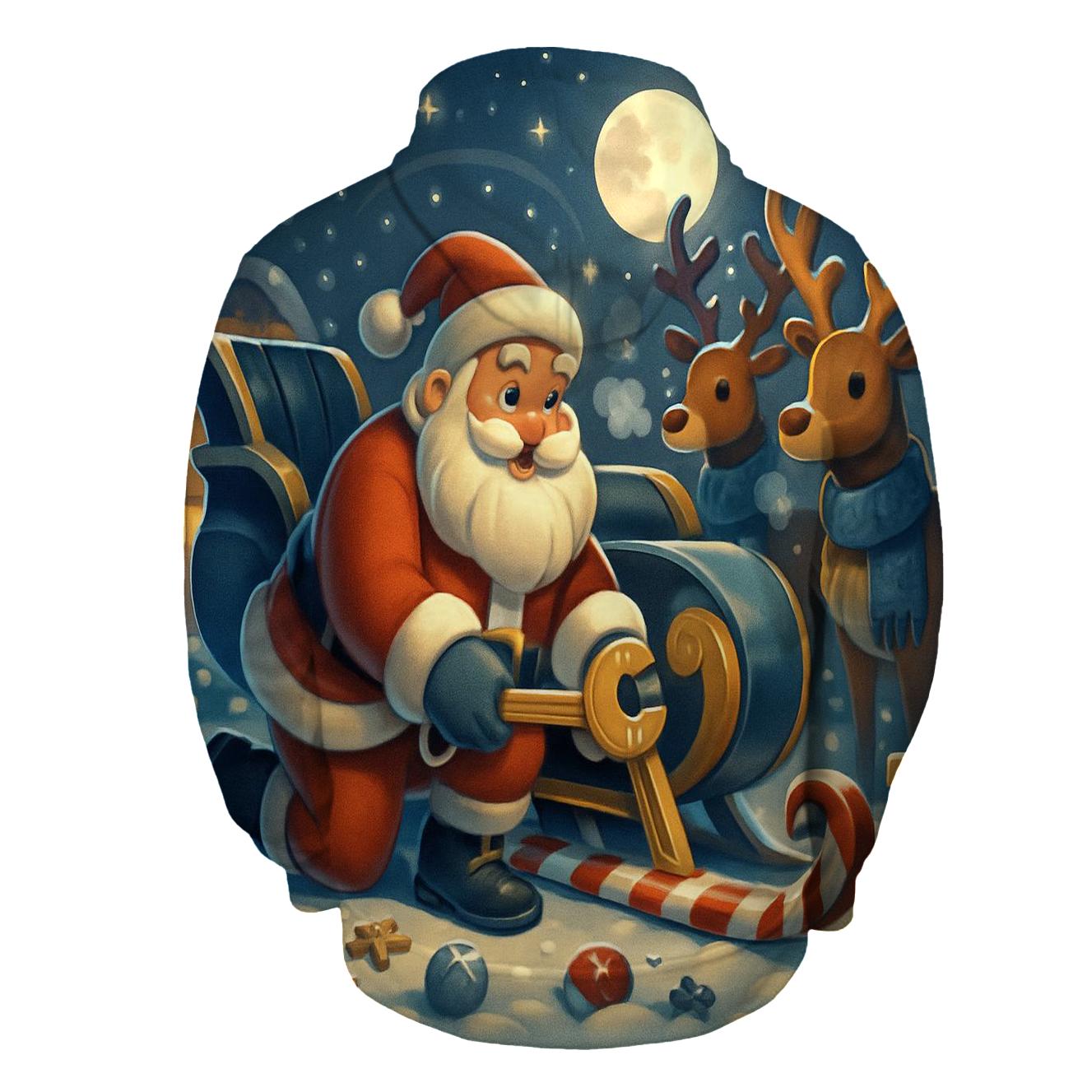 Midnight Sleigh Repair Pit Stop hoodie designs