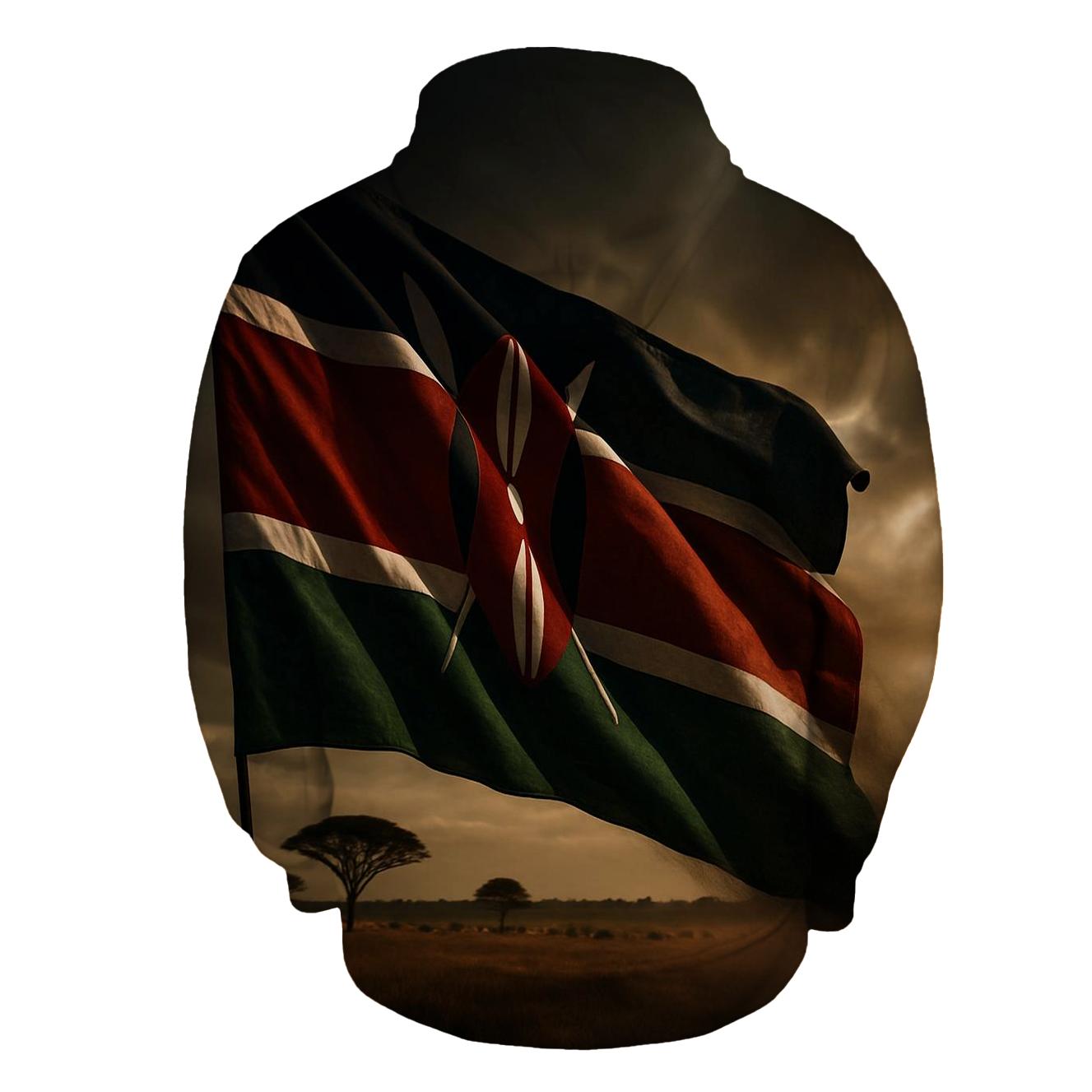 Savanna Storm Crest Of Kenya custom hoodies