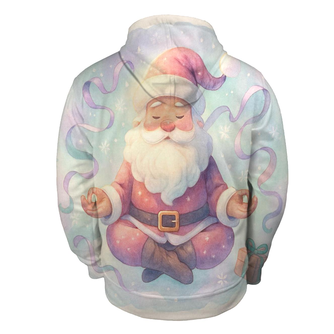 Watercolor Blizzard Dream Santa hoodies fashion