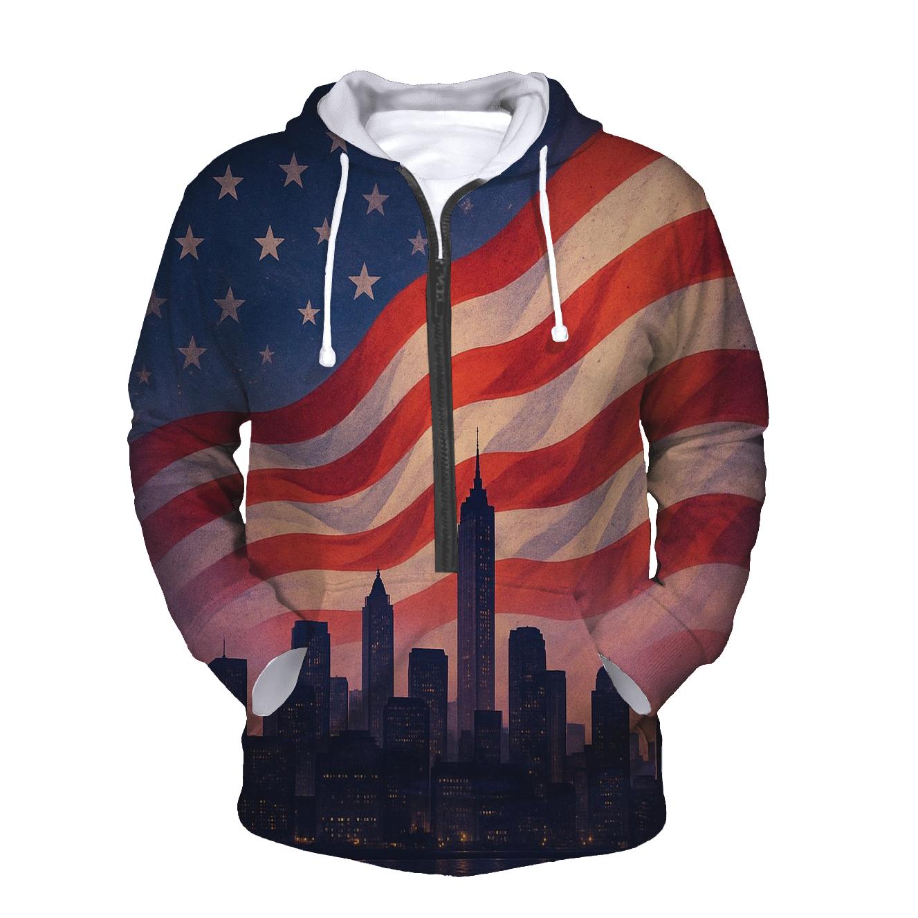 Skyline Flag Horizon Merge hoodie designs