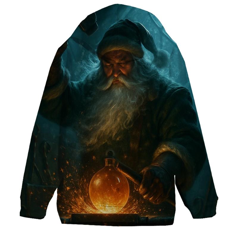 Aurora Forge Santa lightweight hoodies