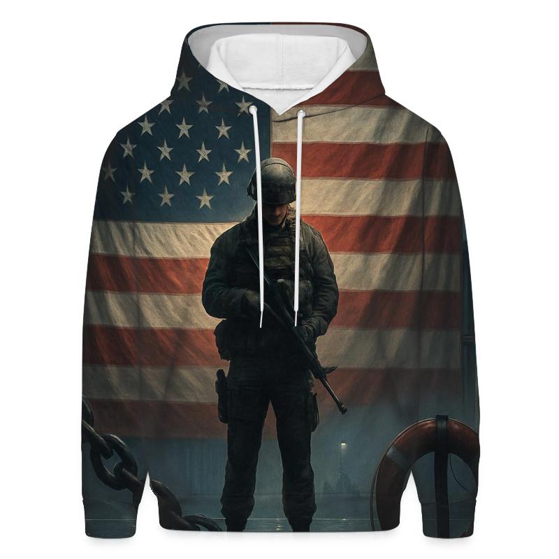 Harbor Vigil Under The Stars And Stripes custom hoodies