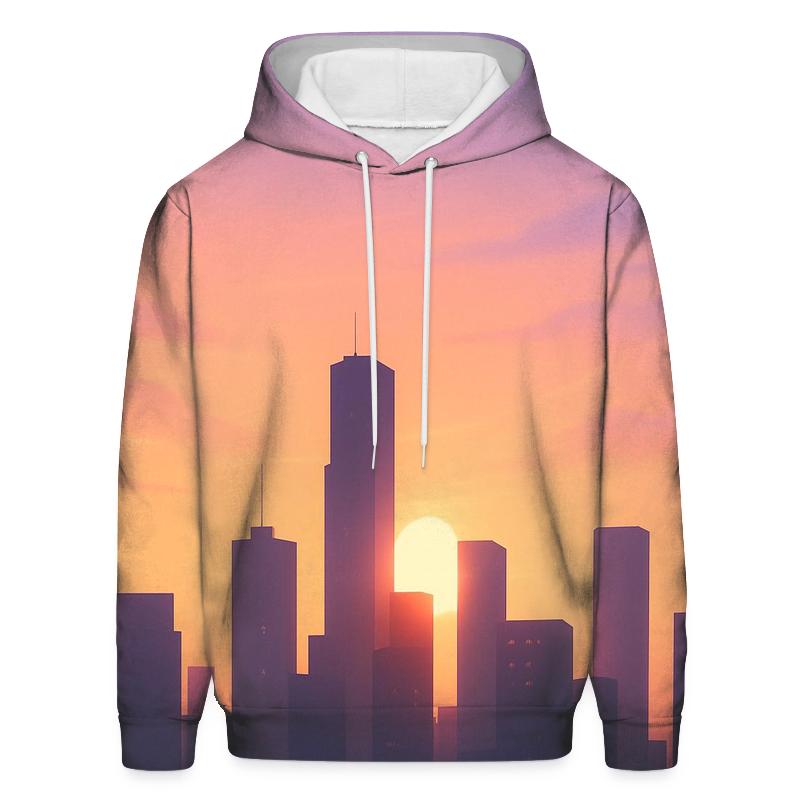 Skyglass City Afterglow pullover hoodies