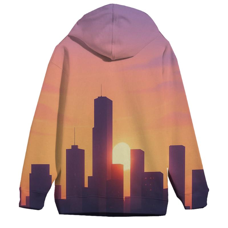 Skyglass City Afterglow pullover hoodies