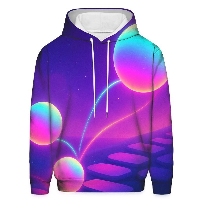 Neon Orbit Playground hoodies fashion