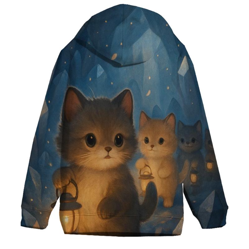 Crystal Cave Lantern Cat Parade custom hoodies