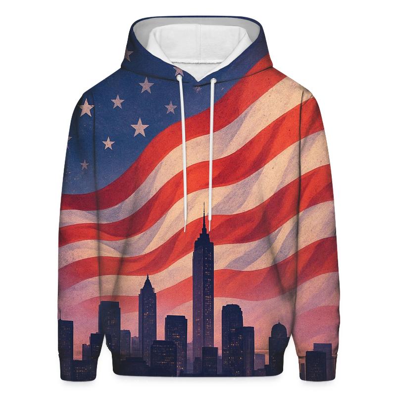 Skyline Flag Horizon Merge hoodie trends