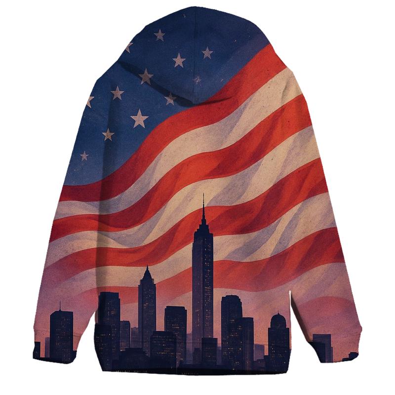 Skyline Flag Horizon Merge hoodie trends