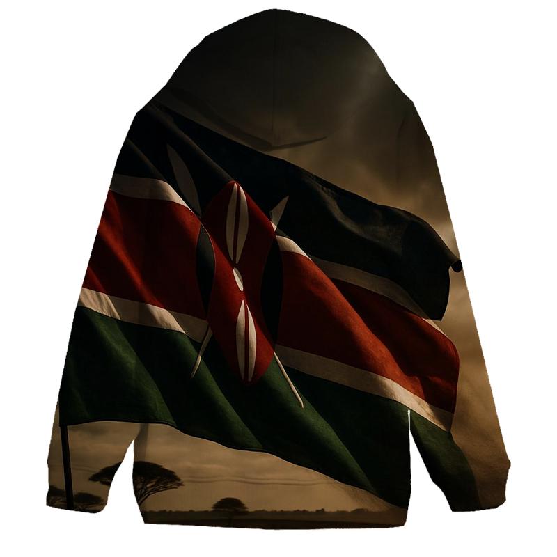 Savanna Storm Crest Of Kenya hoodie trends