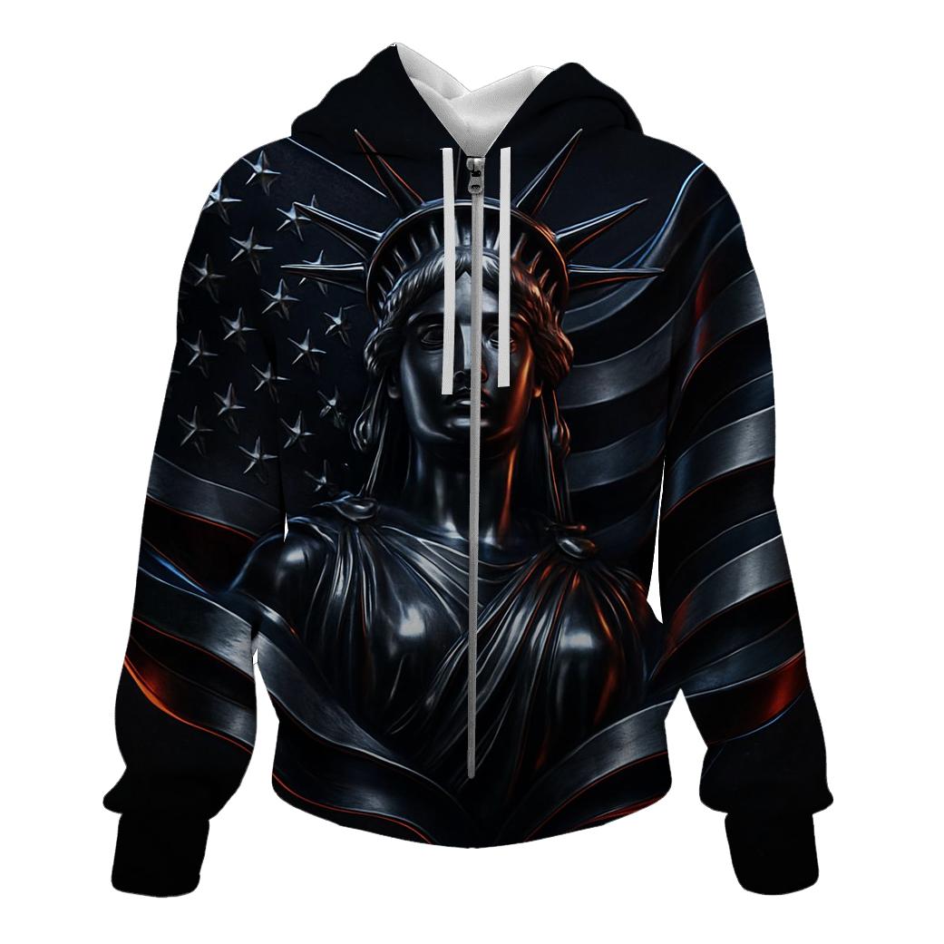 Chrome Liberty Wave zip-up hoodies