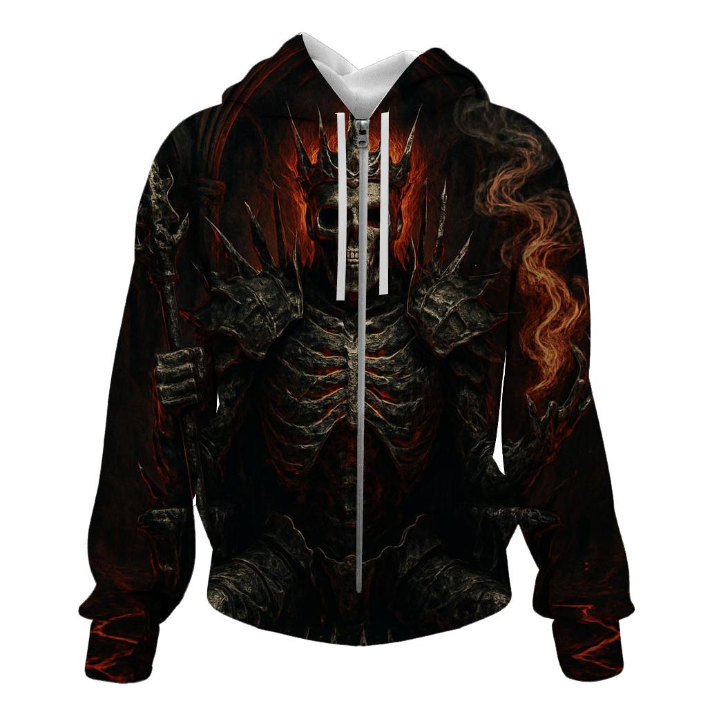 Throne Of The Molten Bone Monarch graphic hoodies