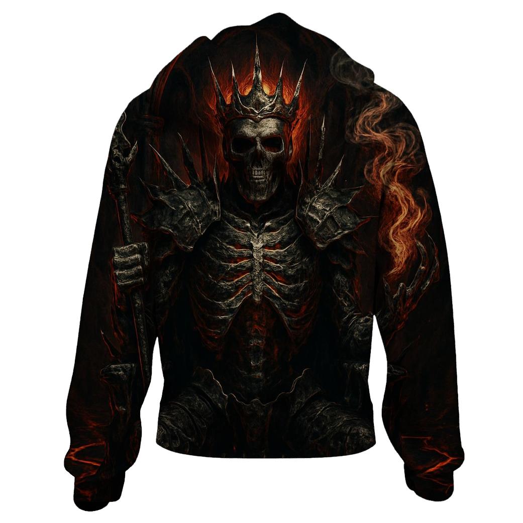 Throne Of The Molten Bone Monarch graphic hoodies