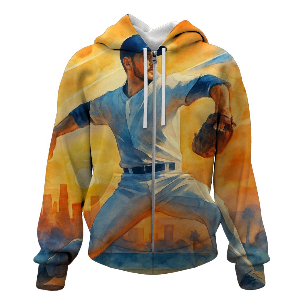 Sunset Arc Over The Outfield hoodie designs
