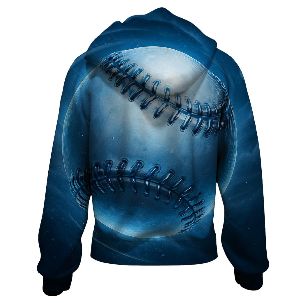 Chrome Spin Through Stadium Clouds graphic hoodies