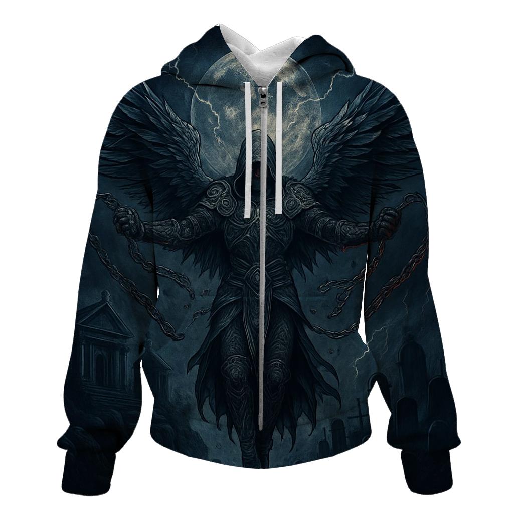 The Moonlit Seraph Of Broken Chains hoodie trends