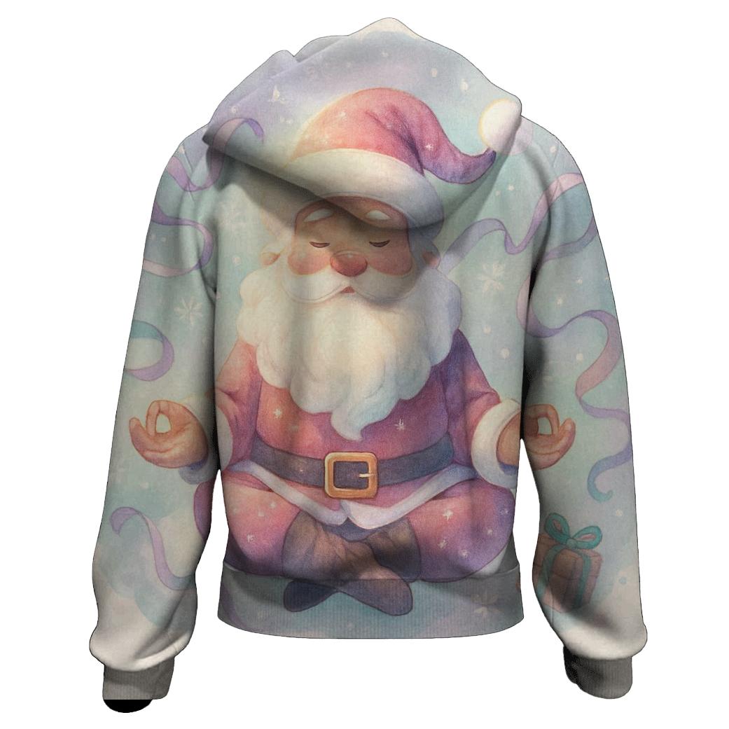 Watercolor Blizzard Dream Santa hoodies fashion