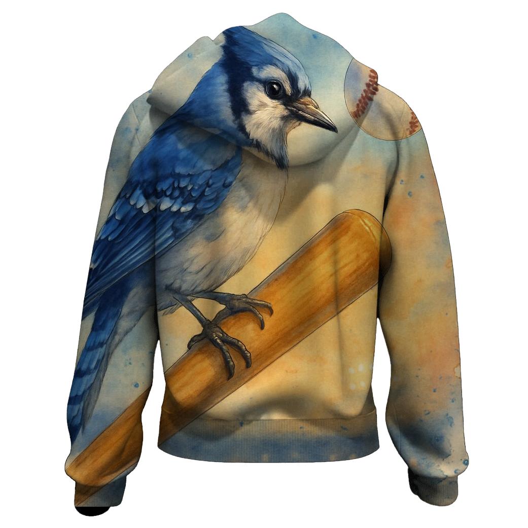 Bat Perch Reverie Blue Jays At Dusk premium hoodies