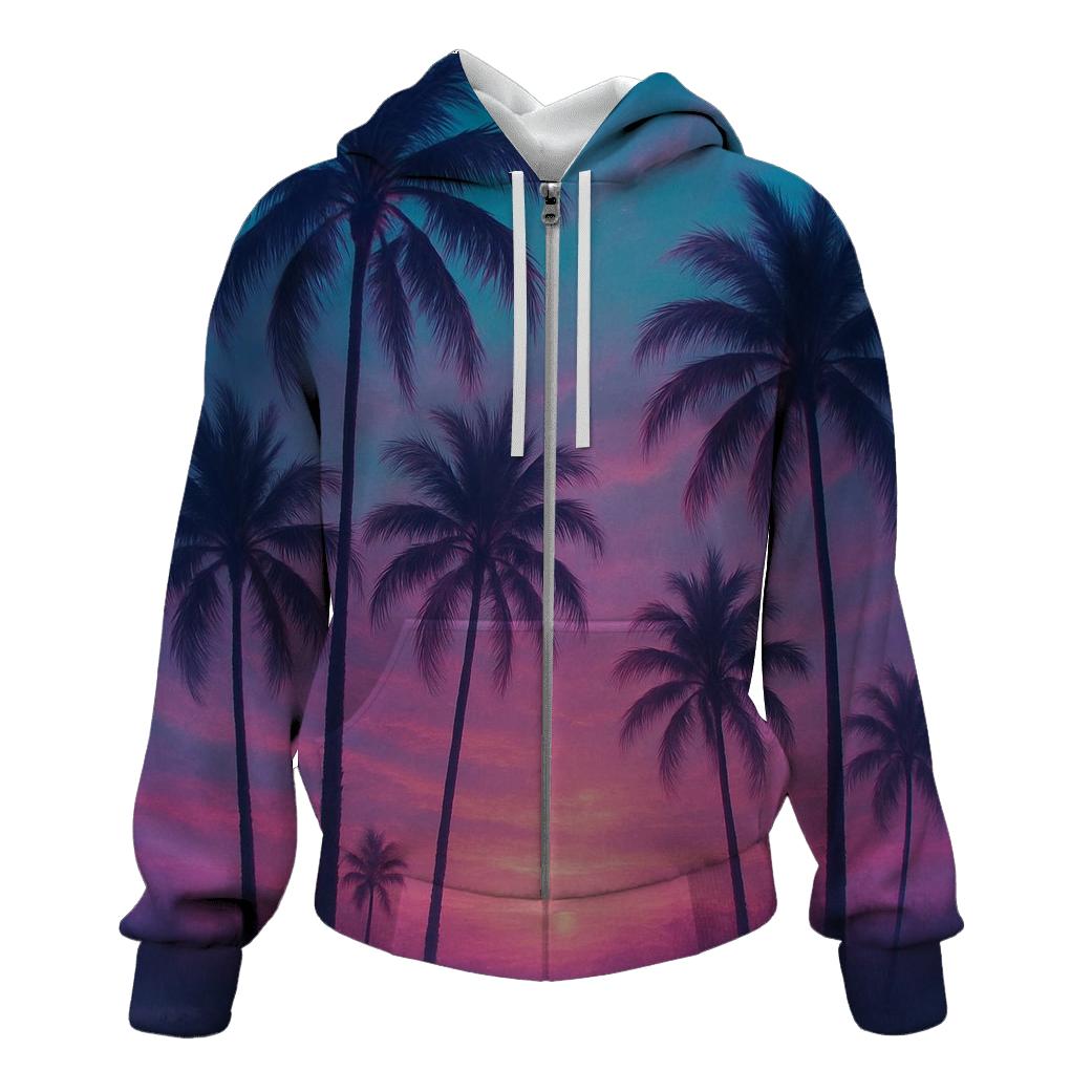 Aurora Palm Mirage hoodies fashion