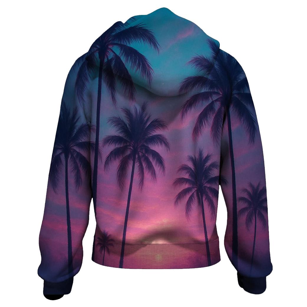 Aurora Palm Mirage hoodies fashion