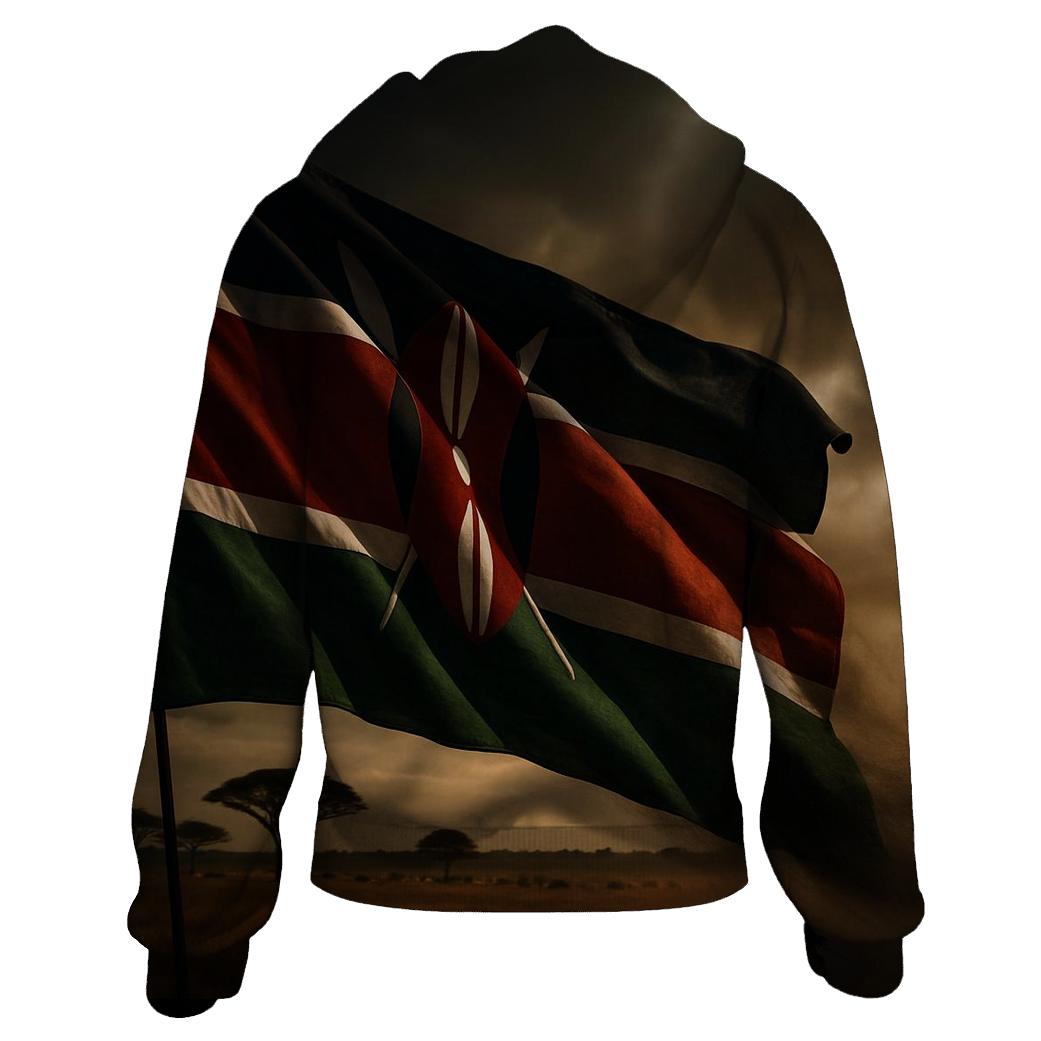 Savanna Storm Crest Of Kenya premium hoodies