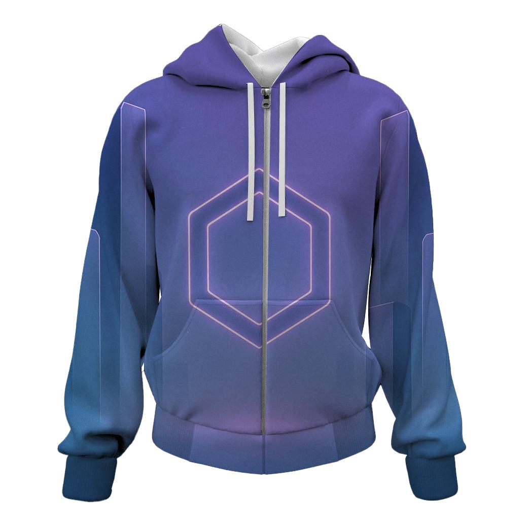 Indigo Mist Geometry Sanctuary hoodies fashion