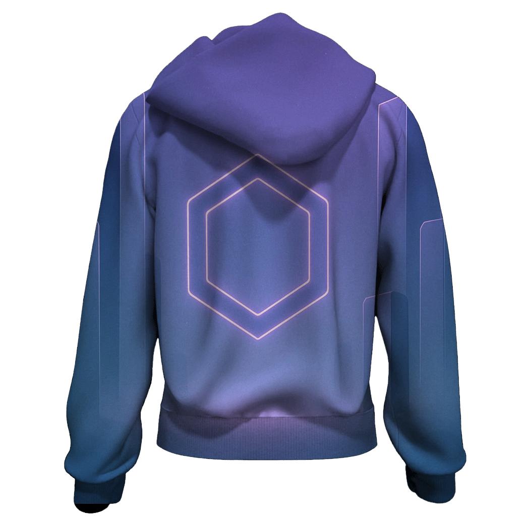 Indigo Mist Geometry Sanctuary hoodies fashion