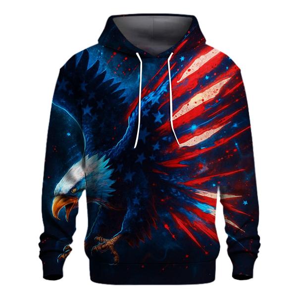 Neon Harbor Eagle Burst hoodies fashion