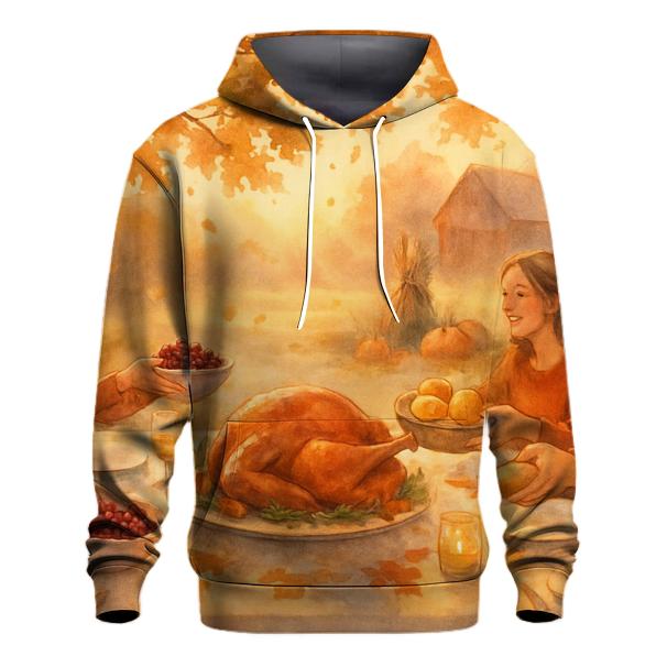 Autumn Feast Under A Sunbeam Canopy lightweight hoodies