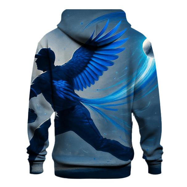 Midnight Arc Slider With Blue Jays Wings pullover hoodies