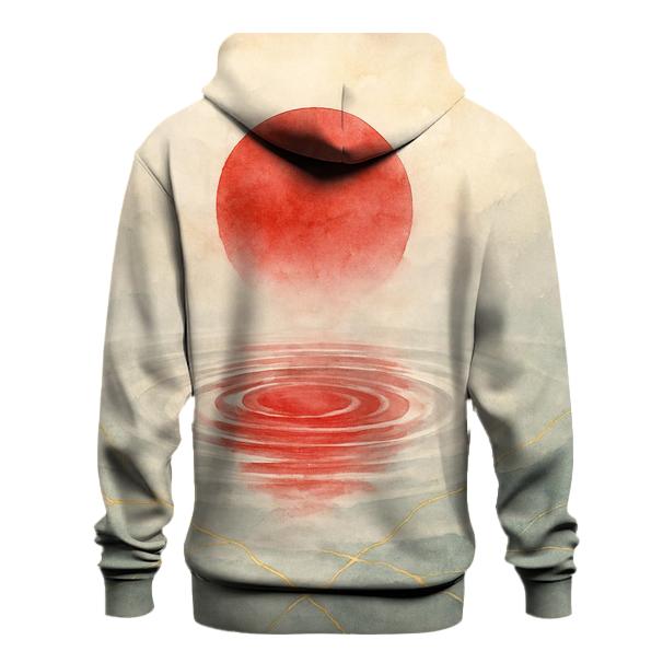 Kintsugi Wave Banner Of Japan custom hoodies