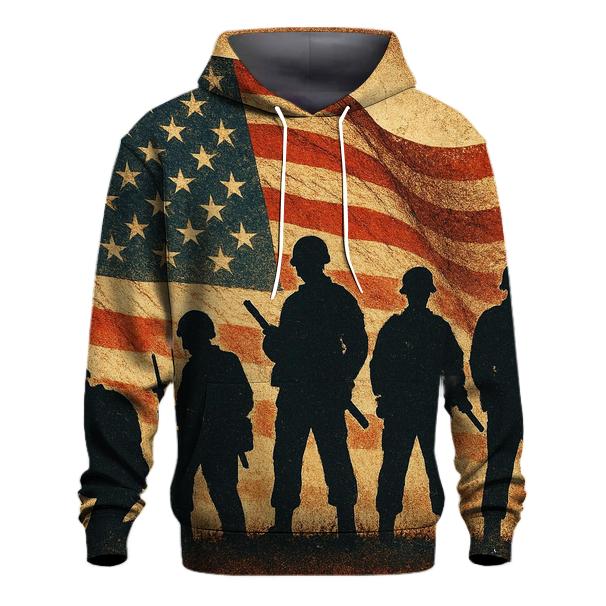 Vintage Battlefield Silhouette Banner hoodie styles