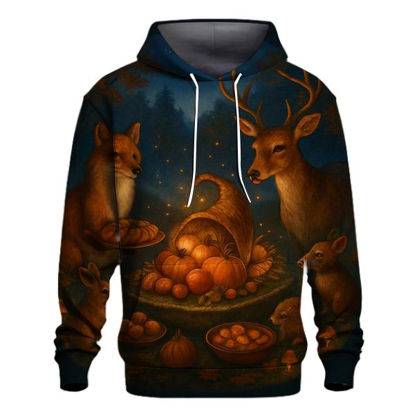 Starlit Cornucopia Woodland Banquet hoodie styles
