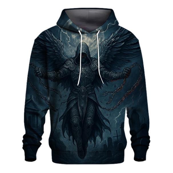 The Moonlit Seraph Of Broken Chains heavyweight hoodies